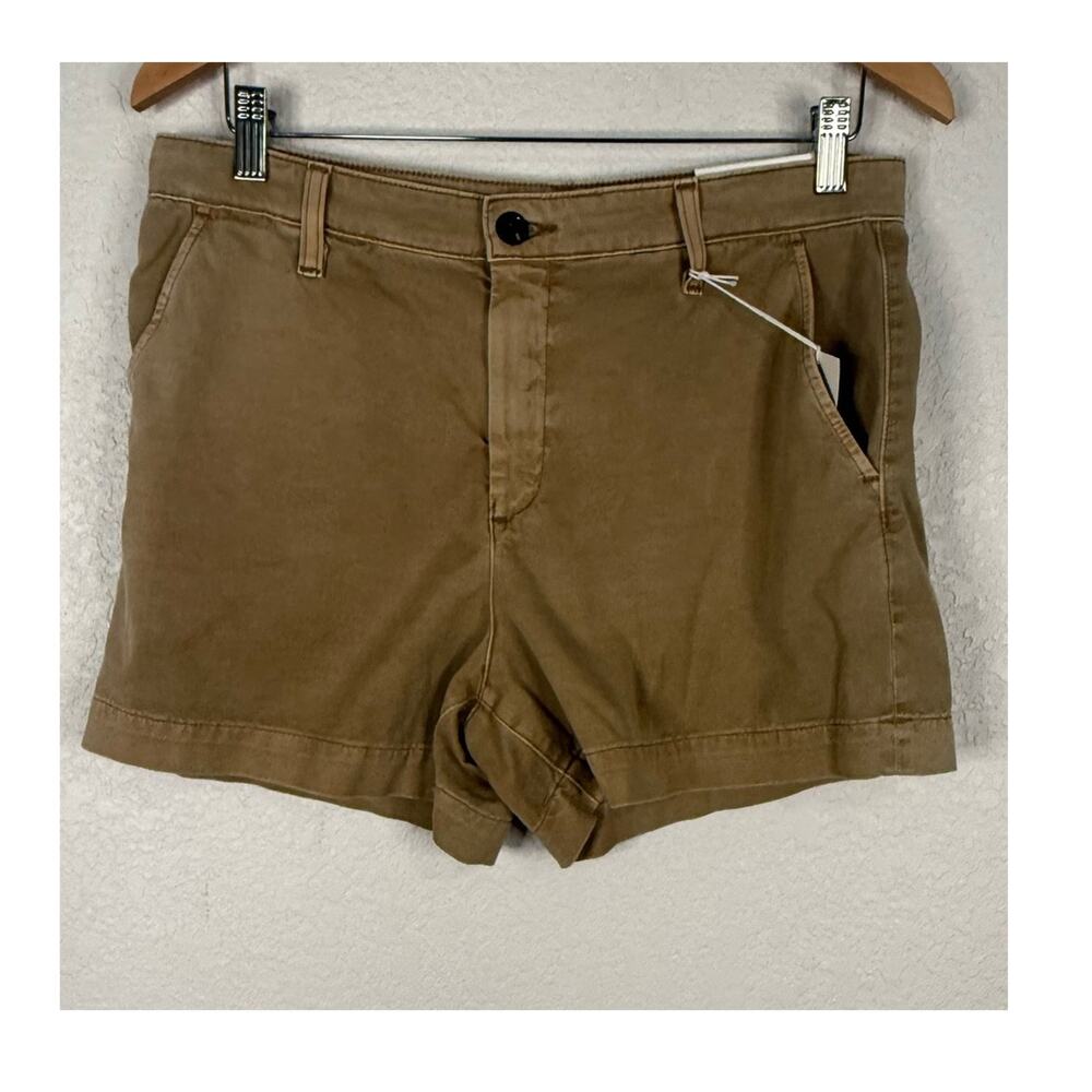 NWT AG Adriano Goldschmeid Women’s Caden short in khaki Summer Minimalist Casual
